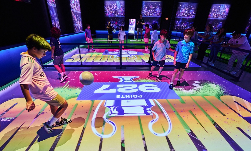 Image 1: Explore the Interactive Messi Experience: 9 Immersive Installations