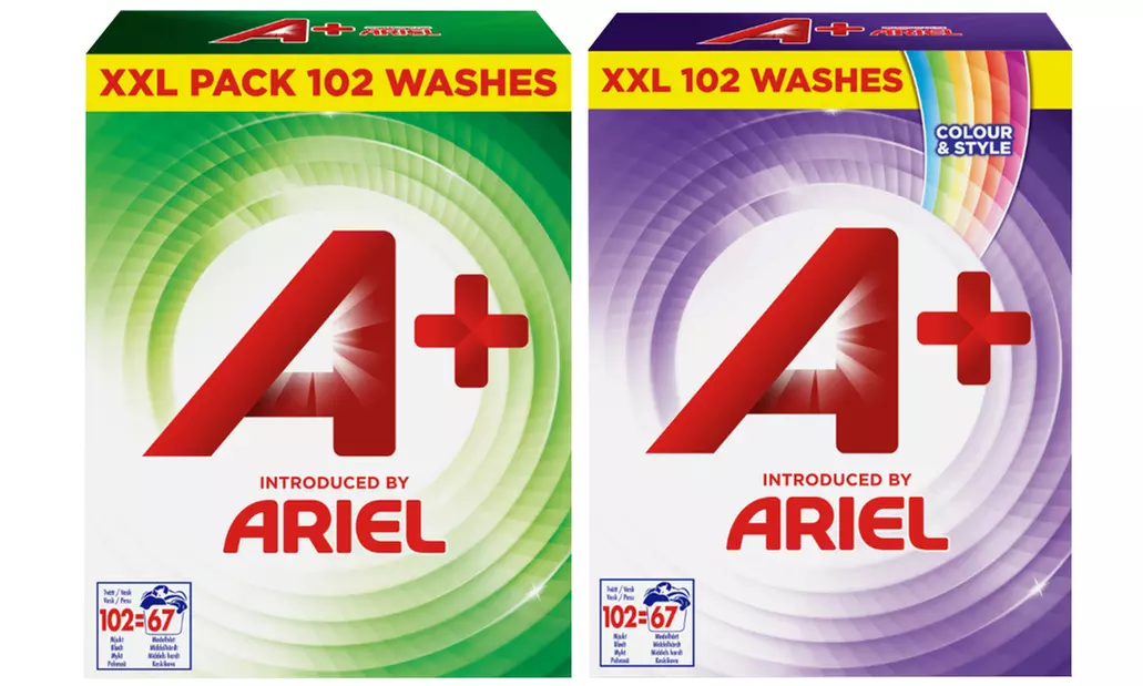 Pack de 1, 2 ou 4 lessives en poudre Ariel A+ - Primary Image