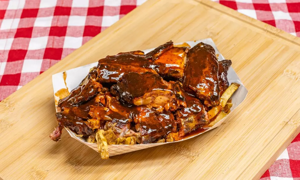 Enjoy Jack's Chick'n Ribs BBQ experience with $100 or $50 options, featuring their signature rib tips, up to 18% off - Second Medium