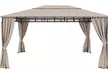 Gazebo da giardino con tende laterali, idrorepellente e resistente ai raggi UV, con spedizione gratuita - Image 4