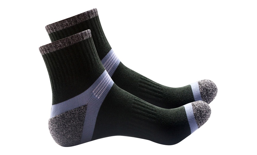 Image 6: Men Sport Basketball Socks Combed Cotton Ankle Sock Mixed Type 3-6 Pairs
