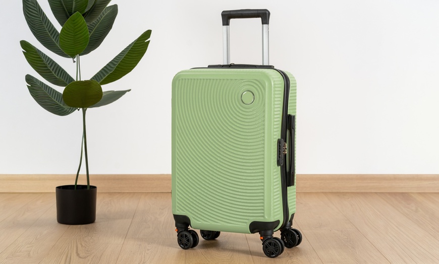 Image 2: ABS handbagage trolleykoffer in 10 kleuren