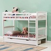 Image 5: Bunk Bed Kids White 3ft Single Pine Wooden Children Bedroom Furniture
