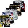 Image 3: Lots de 5 boxers en microfibre divers univers FREEGUN pour homme