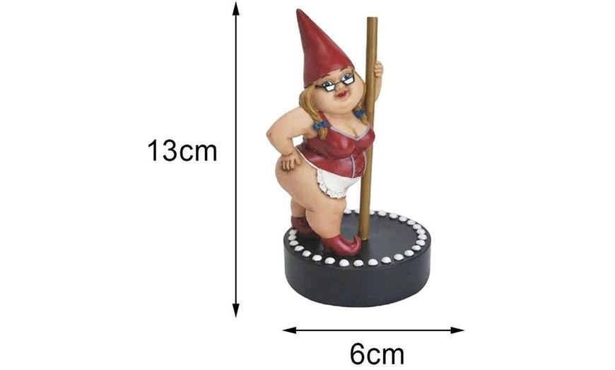 Image 8: Pole Dance Gnome Garden Decoration