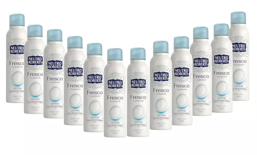 Image 4: 12 deodoranti spray Neutro Roberts