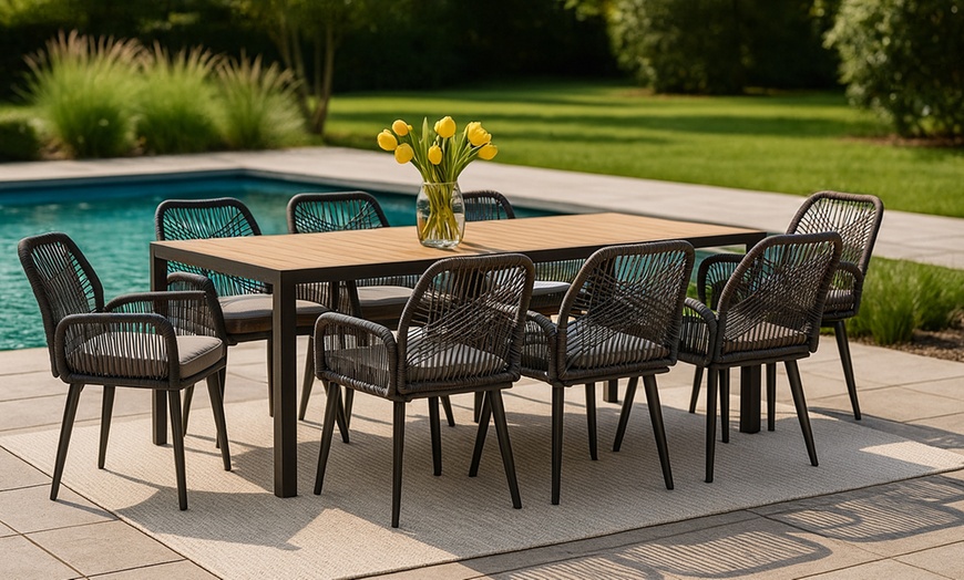 Image 8: Set da pranzo da giardino per 6 o 8 persone con tavolo Swing&Harmonie