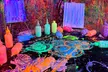 Creative Stress Relief Experience: Black Light Paint Splatter at Rage Ground LA - Second Medium