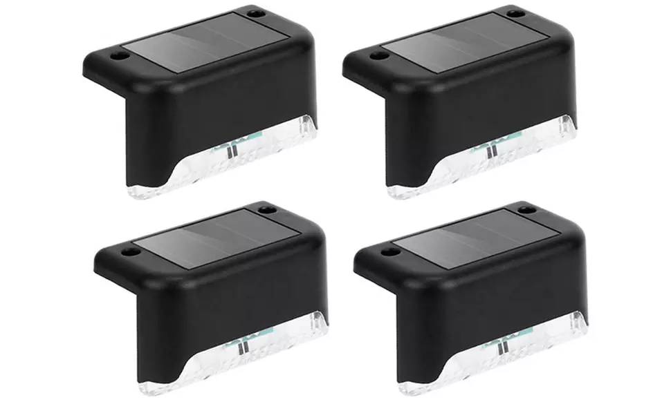 4 luces solares para valla