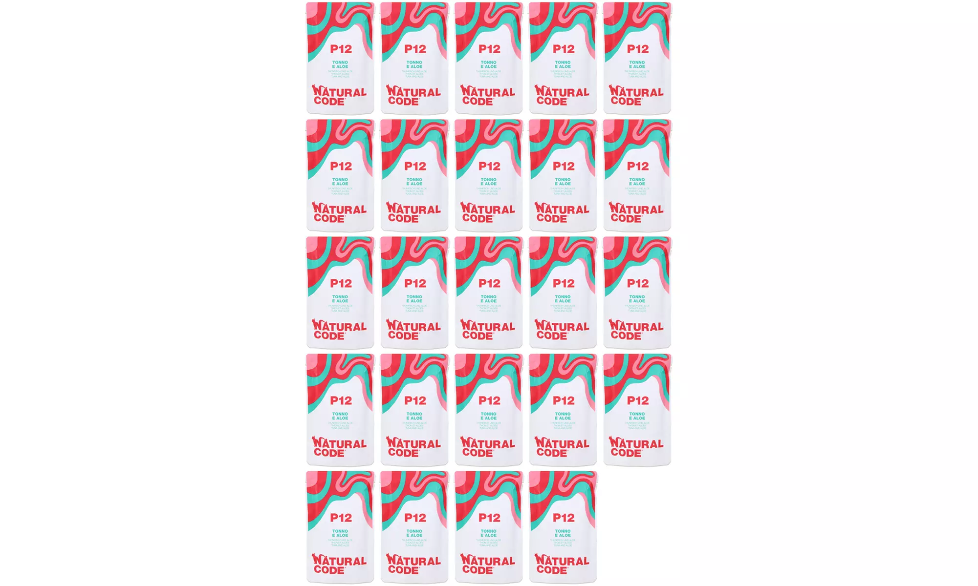 24, 48 o 96 bustine di cibo per gatti di Natural Code