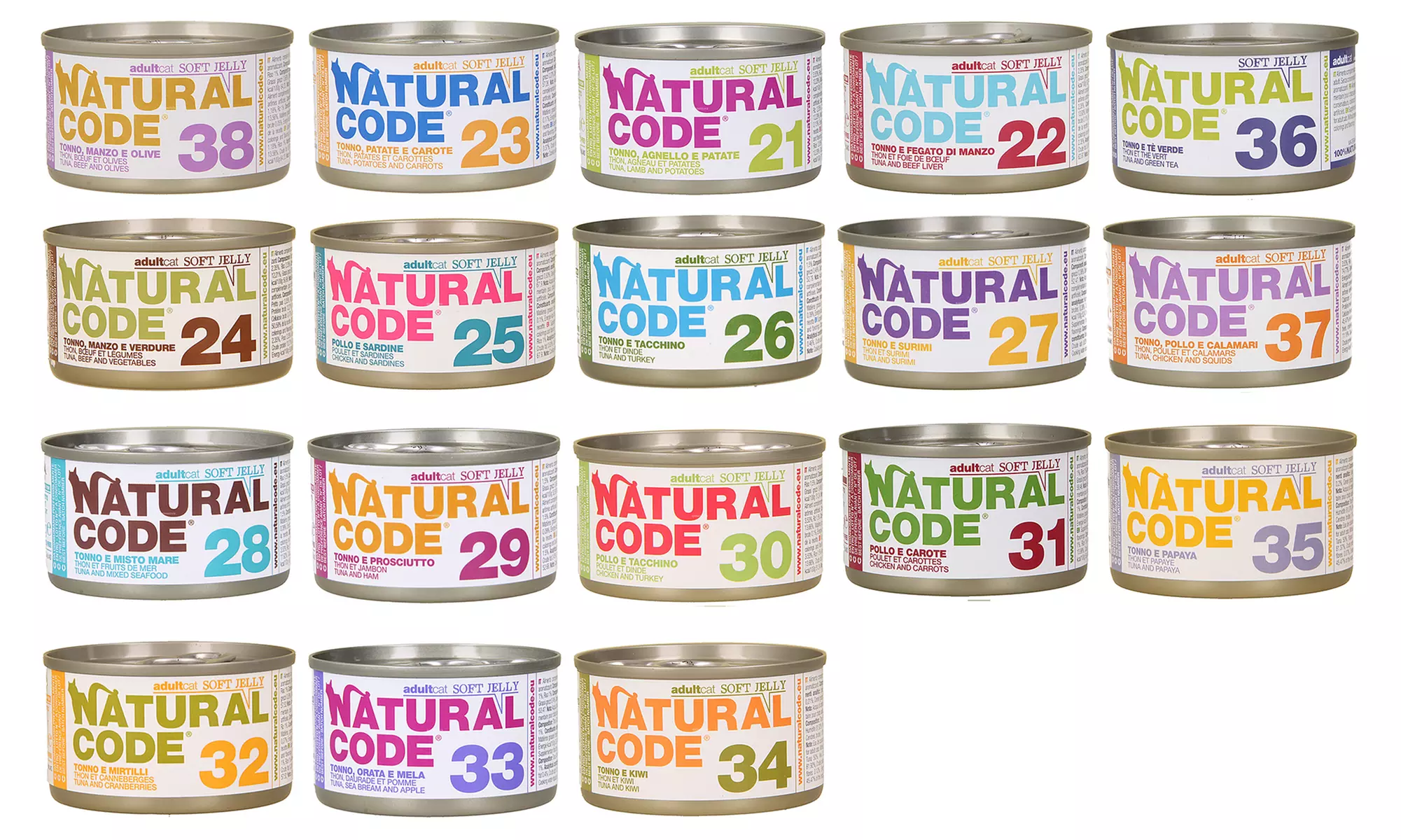 Natural Code - Cibo umido per gatti con ingredienti selezionati