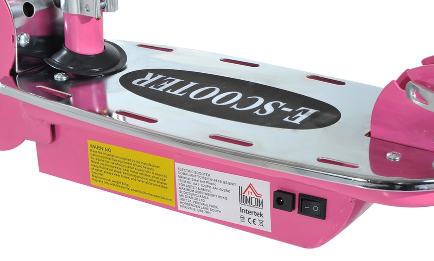 Image 5: HomCom 120W Foldable E-Scooter for Teens