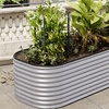 Image 7: Open-Bottom Galvanised Steel Raised Garden Bed