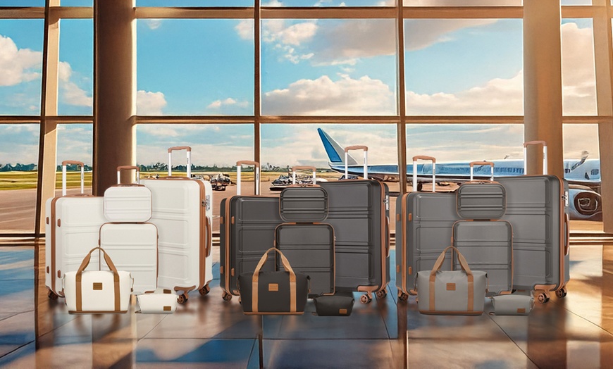 Image 1: KONO ABS Coffret de valises rigides (6 pièces)