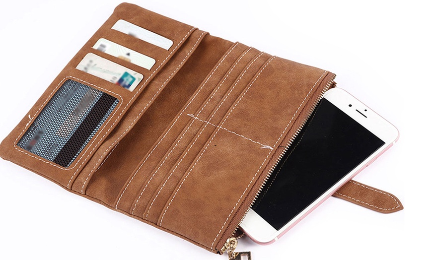 Image 2: Pochette portefeuille et porte téléphone