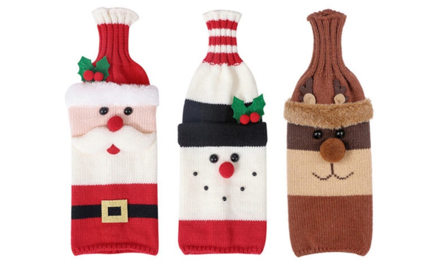Image 5:  Knitted Wine Bottle Covers
