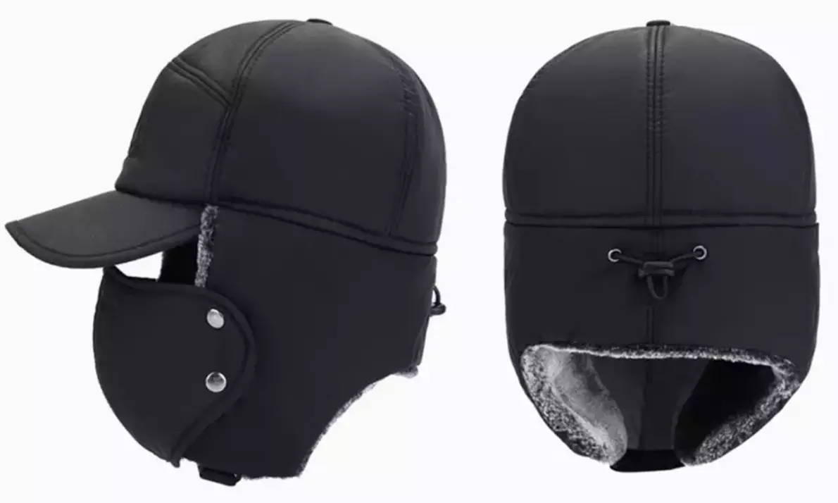 Bonnet d'hiver avec masque amovible