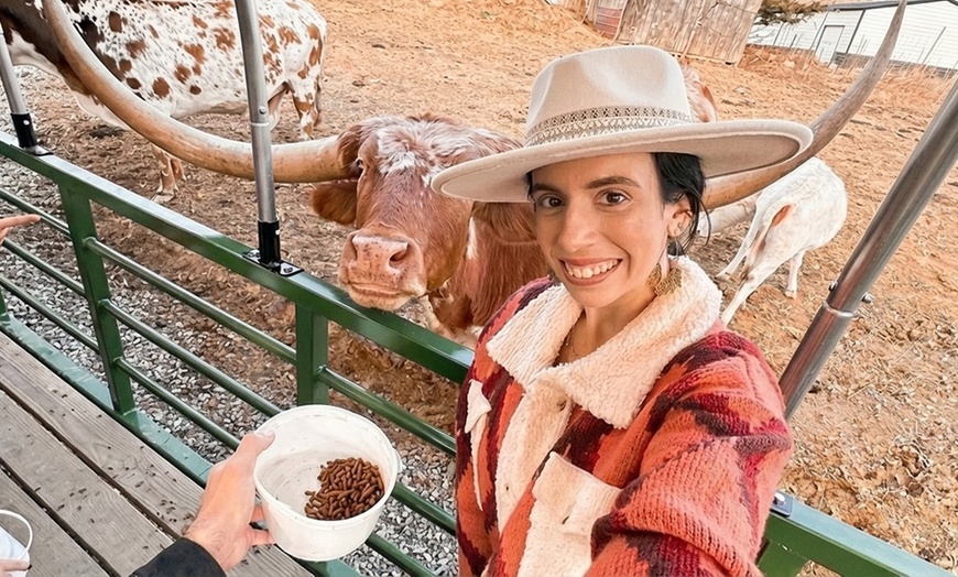 Image 2: Safari Hayride with Animal Encounters and Family Friendly Wagon Ride