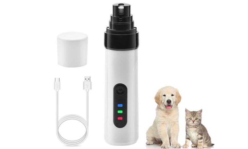 Image 1: Tagliaunghie ricaricabile per animali domestici Silent Groom Pro