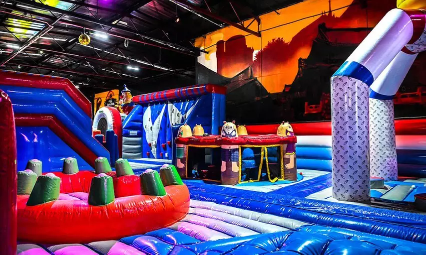 One-, or Two-Hour Inflatable Park Pass at Jump Maniax
