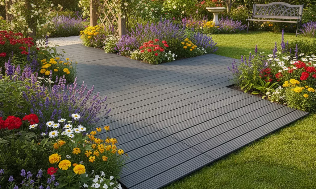 Dalles de jardin d'aménagement extérieur