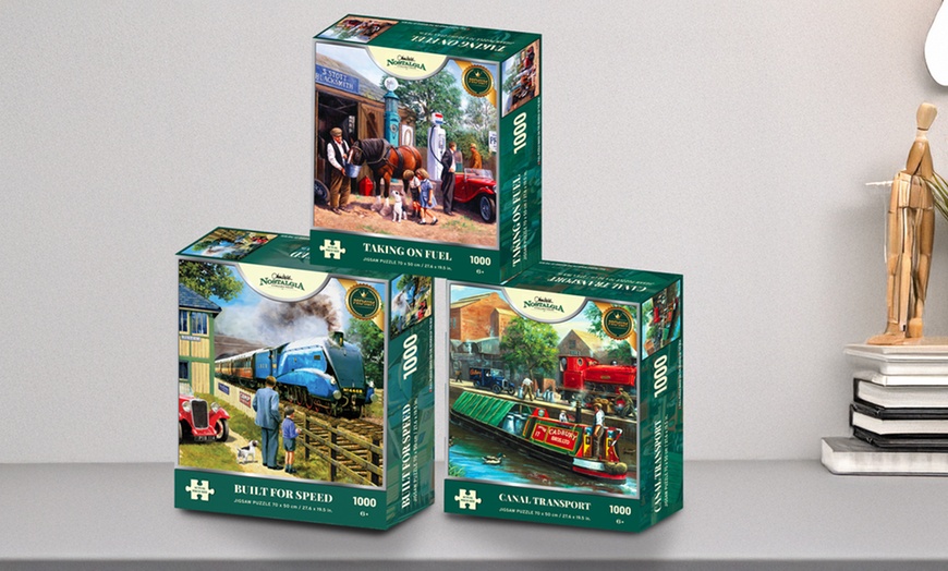 Image 1: Nostalgia 1000 Piece Jigsaw Puzzles
