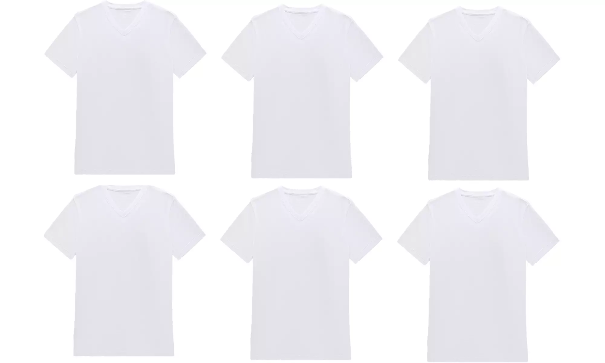 Set van 3 of 6 T-shirts van het merk Giefetti ontworpen voor mannen