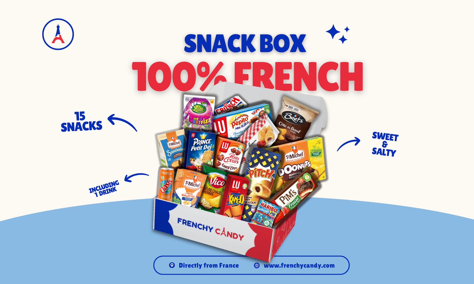 Relish 15 French delights monthly with the Discovery Box experience