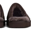Image 3: Redfoot Men's Sheepskin Mule Slippers