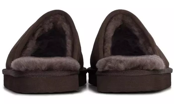 Redfoot Men's Sheepskin Mule Slippers