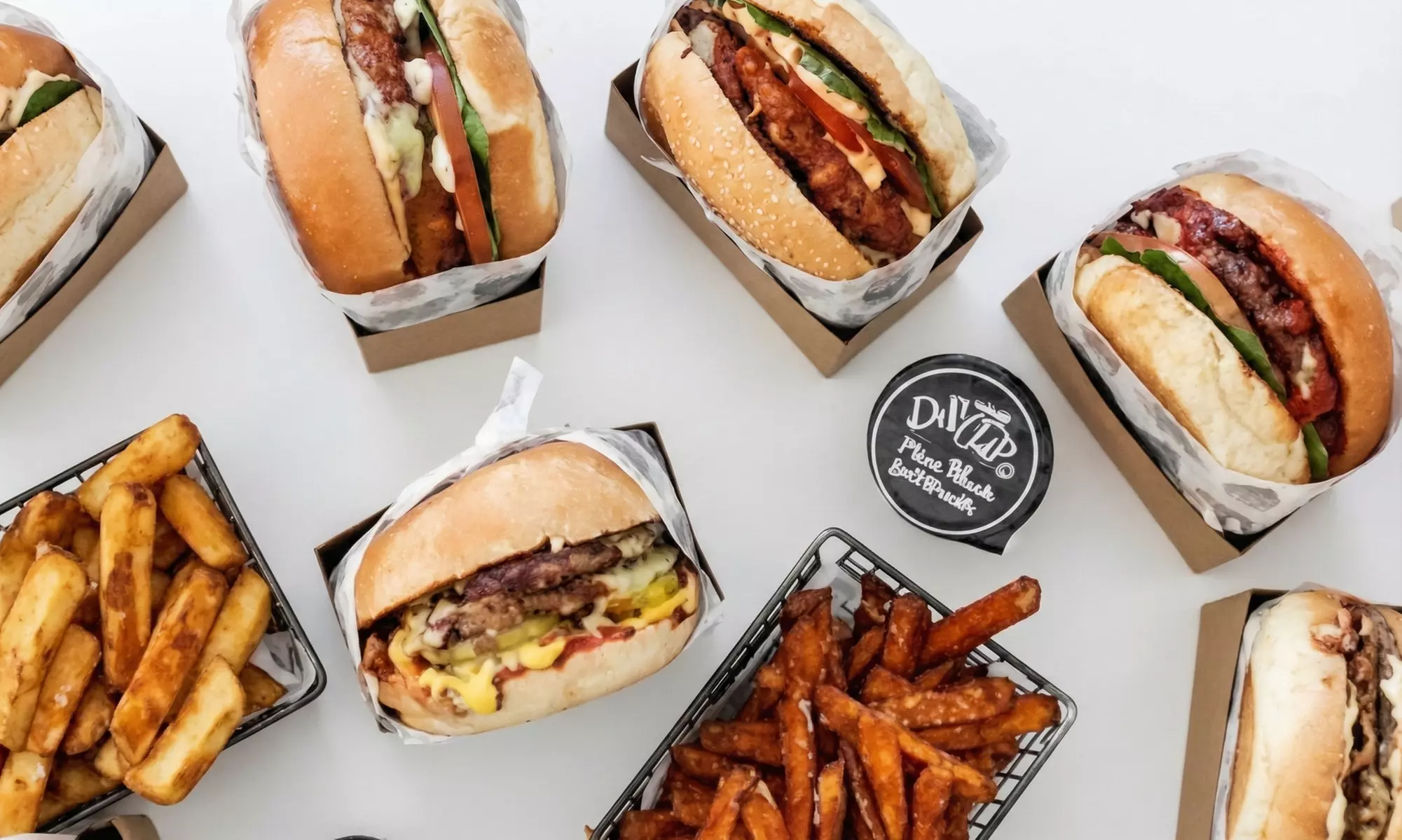 New York Minute Burger & Drink Feast — Solo to Party Packs