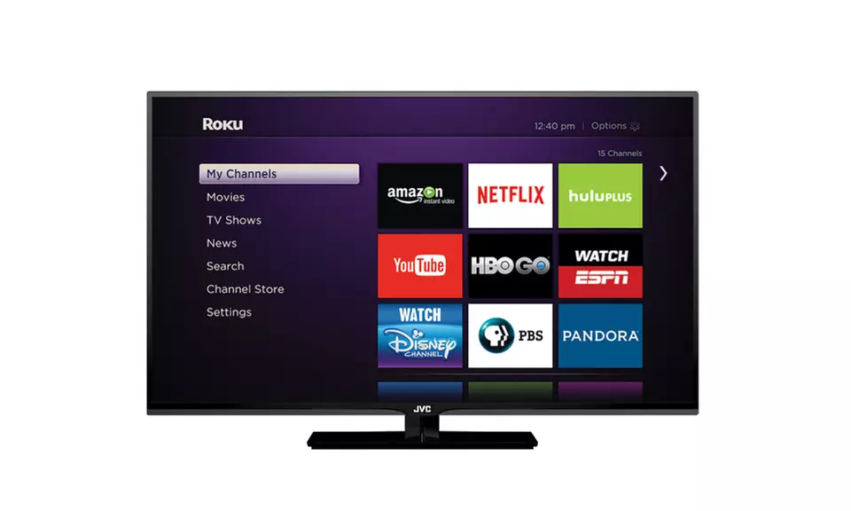 JVC Emerald Series 48", 50", 55", or 65" 1080p LED TV with Roku Streaming Stick (Refurbished) - Primary Image