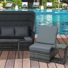 Image 2: Outsunny 5-Piece Outdoor Rattan Effect Wicker Sofa Set