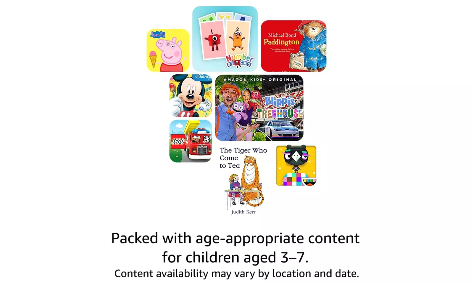 Amazon Fire HD 8 Kids Tablet (2022) - 8'' HD, 32GB with Blue Kid-Proof Case Ages 3-7