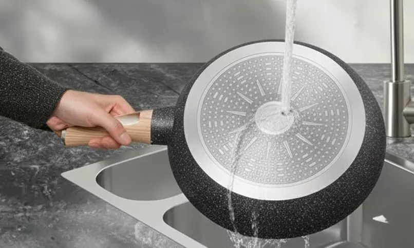 Batterie de cuisine 21 pièces antiadhésives en granit