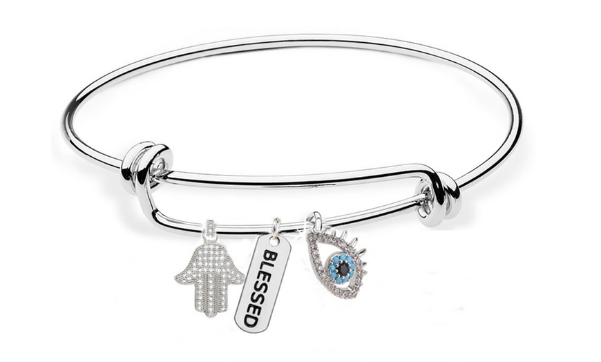 Image 4: Bracciali bangle realizzati con cristalli Swarovski®