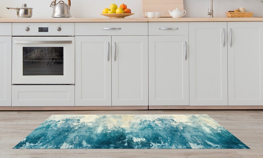 Image 25: Italian PVC Kitchen Runner