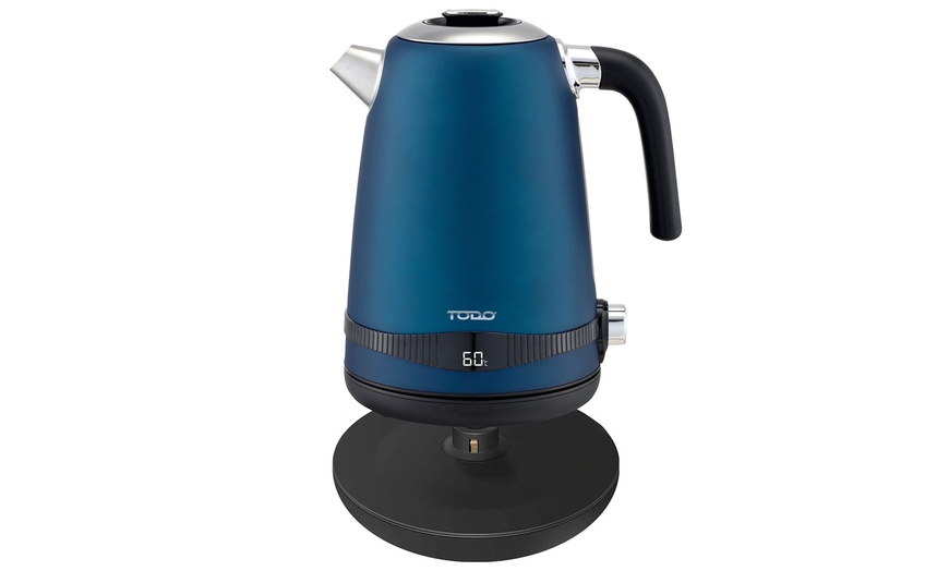 Image 10: TODO 1.7L Electric Cordless Kettle Stainless Steel/ Led Water Jug