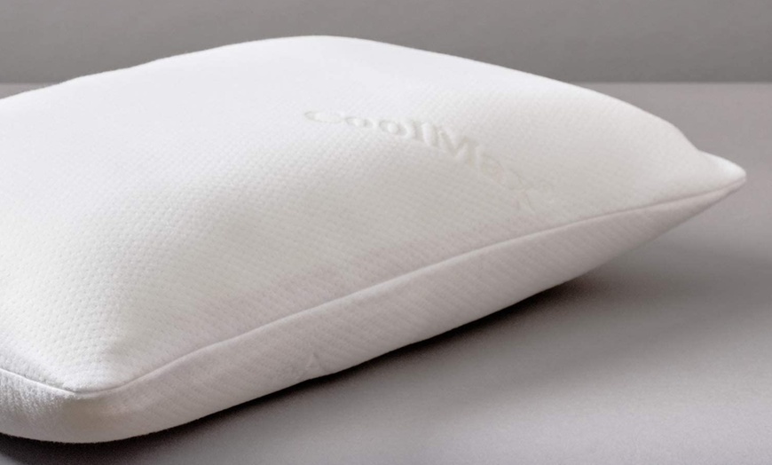 Image 1: One or Two Slumberdown Memory CoolMax Firm Support Pillows