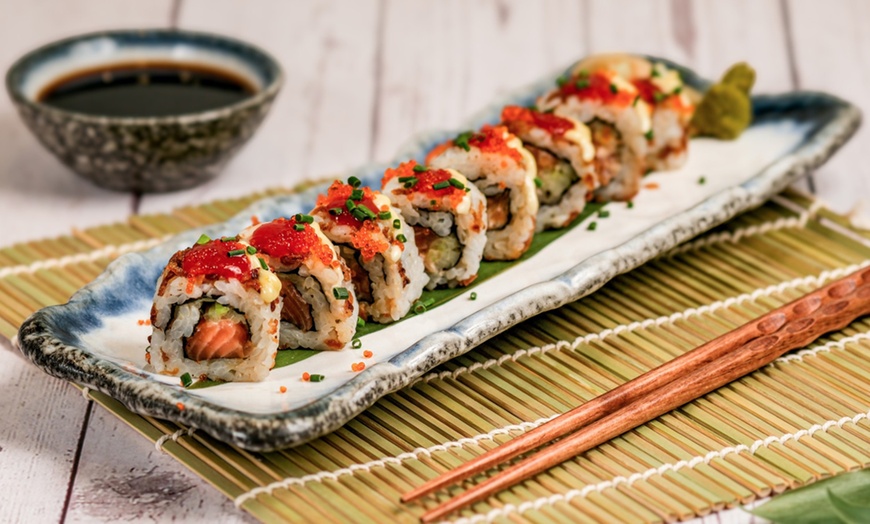 Image 1: All-You-Can-Eat Sushi Dine-In for One, Two, or Four People