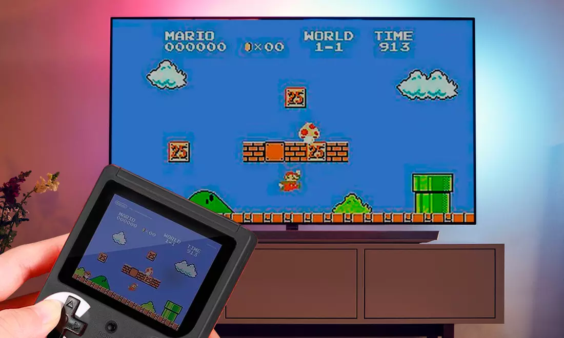 Console portative Sup Game Box, 400 jeux et écran LCD