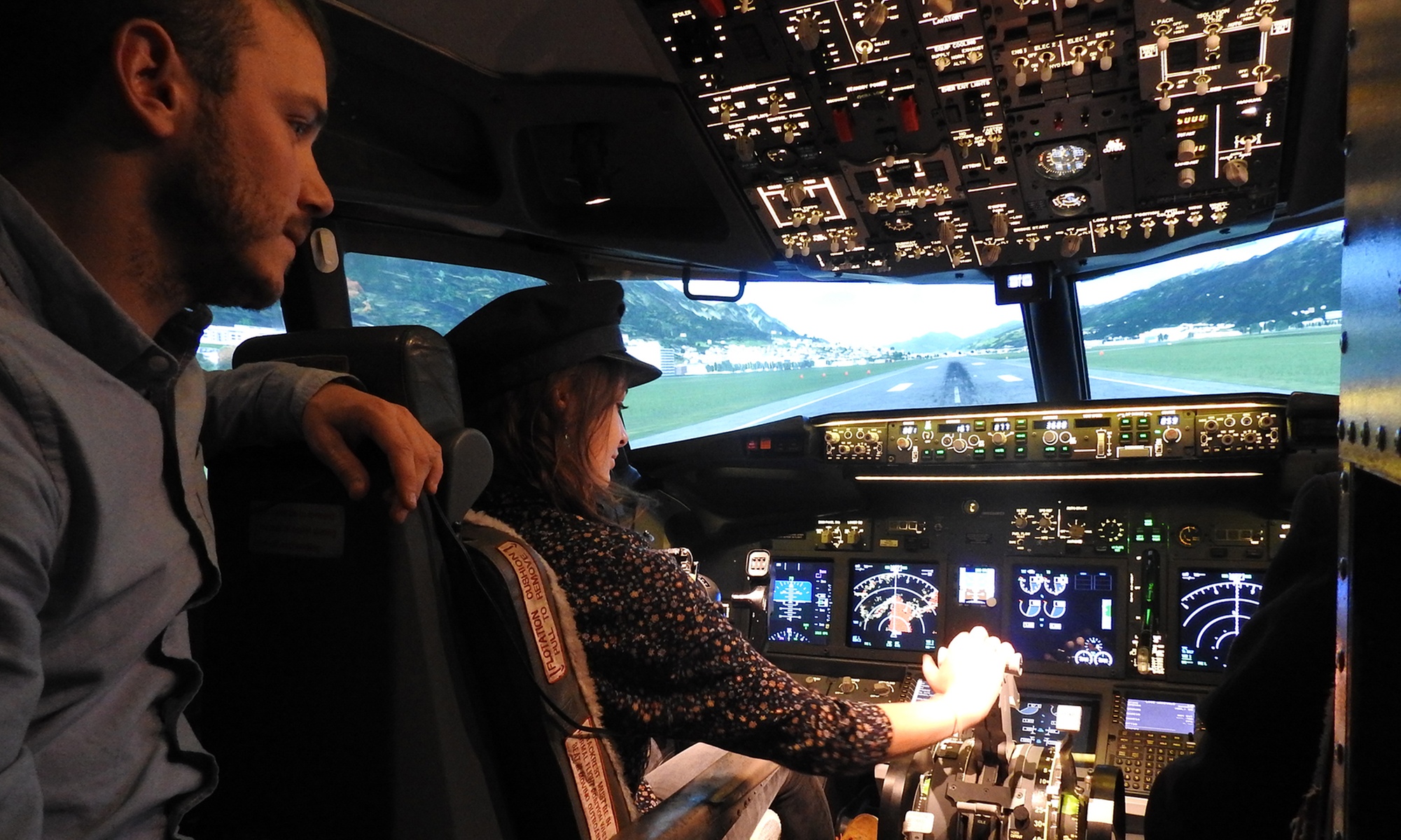 Baptême de l'air en simulateur