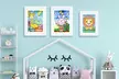 BabyLuv Kids Art Frame Front Opening Wooden Frame Artwork Display (2-Pack) - Second Medium