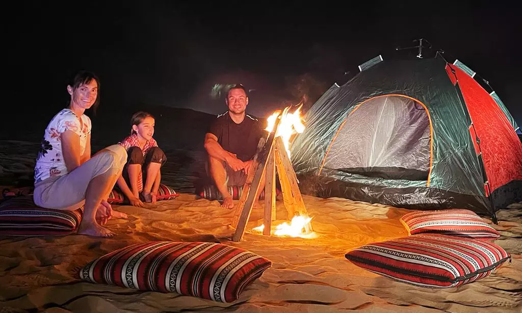 Over Night Stay in Desert with Dinner or Breakfast for 1, 2, or 4 with Optional Self Drive at Desert Vibes Tourism - Primary Image