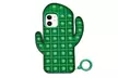 Coque à bulles, pour différents modèles d'iPhone, en forme de cactus - Image 3