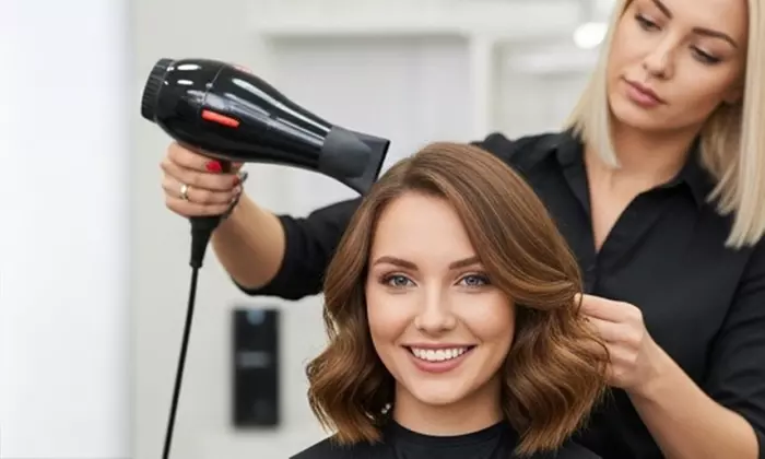 One Women's Haircut, Wash, Blow Dry, Partial Highlights and More