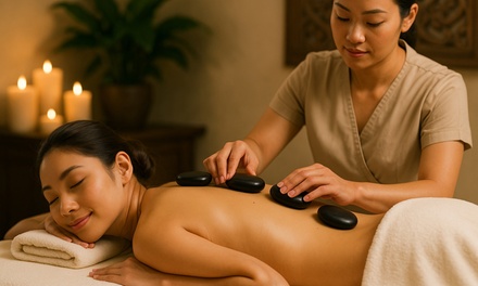30 Minute Swedish or Deep Tissue Massage with Hot towels, Essential Oil and Optional Hot Stones - Hot Stone Massage