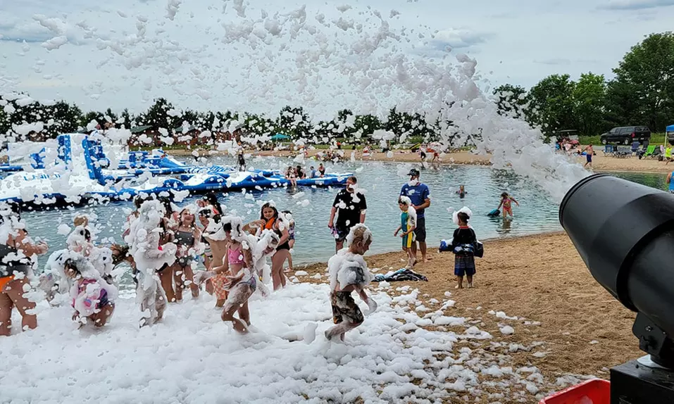 Enjoy an Aqua Park Day Pass for One, Two, or Four 