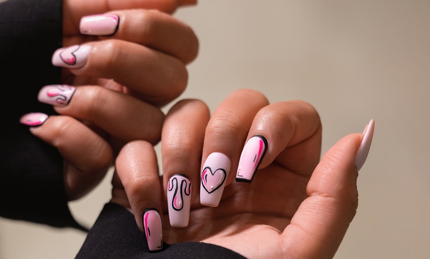 Image 1: Classic & Gel Manicure-Pedicure Packages with Foot Spa Options