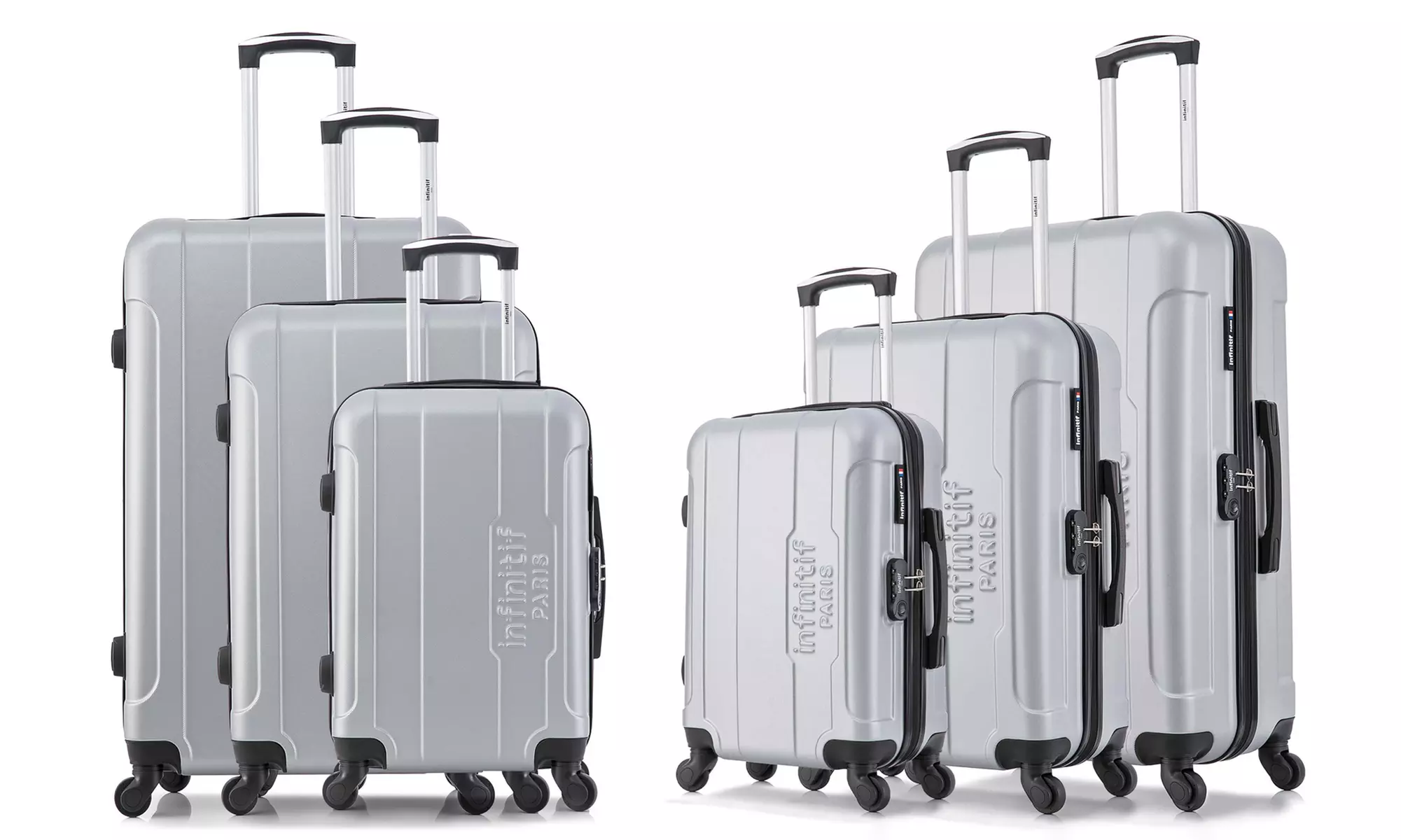 Set de tres maletas de viaje de diferentes tamaños con envío gratuito - Second Medium